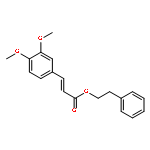 2-Propenoic acid, 3-(3,4-dimethoxyphenyl)-, 2-phenylethyl ester, (E)-