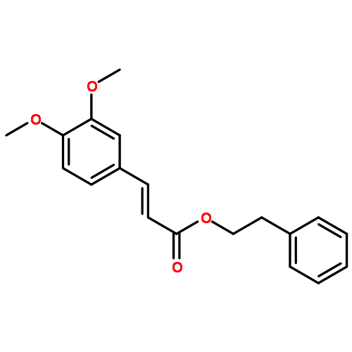 2-Propenoic acid, 3-(3,4-dimethoxyphenyl)-, 2-phenylethyl ester, (E)-