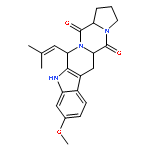 5H,14H-Pyrrolo[1'',2'':4',5']pyrazino[1',2':1,6]pyrido[3,4-b]indole-5,14-dione,1,2,3,5a,6,11,12,14a-octahydro-9-methoxy-12-(2-methyl-1-propen-1-yl)-,(5aS,12S,14aS)-