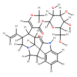 (alphaE,1'S,6'R,7'S,8'aS)-6'-ethenyl-1,2,2',3',6',7',8',8'a-octahydro-alpha-(methoxymethylene)-2-oxospiro[3H-indole-3,1'(5'H)-indolizine]-7'-acetic acid beta-D-glucopyranosyl ester