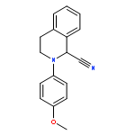 2-(4-Methoxyphenyl)-1,2,3,4-tetrahydroisoquinoline-1-carbonitrile