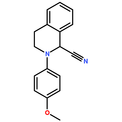 2-(4-Methoxyphenyl)-1,2,3,4-tetrahydroisoquinoline-1-carbonitrile