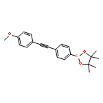 2-[4-(4-Methoxy-phenylethynyl)-phenyl]-4,4,5,5-tetramethyl-[1,3,2]dioxaborolane