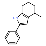 4,5,6,7-tetrahydro-4-methyl-2-phenyl-1H-Indole