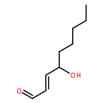 2-Nonenal, 4-hydroxy-, (2E,4R)-