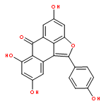 4,7,9-trihydroxy-1-(4-hydroxyphenyl)-6H-anthra[1,9-bc]furan-6-one