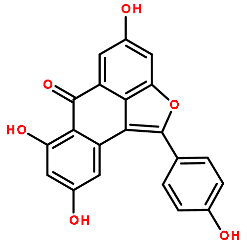 4,7,9-trihydroxy-1-(4-hydroxyphenyl)-6H-anthra[1,9-bc]furan-6-one