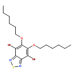 4,7-dibromo-5,6-bis(hexyloxy)benzo[c][1,2,5]thiadiazole
