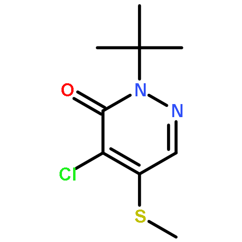 3(2H)-PYRIDAZINONE, 4-CHLORO-2-(1,1-DIMETHYLETHYL)-5-(METHYLTHIO)-