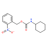 Carbamic acid,N-cyclohexyl-, (2-nitrophenyl)methyl ester