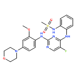 N-(2-(2-(2-Methoxy-4-morpholinophenylamino)-5-fluoropyrimidin-4-ylamino)phenyl)methanesulfonamide