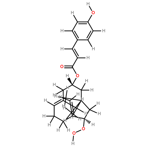 (1E,5R,8R)-8-O-[(E)-p-coumaroyl]-5-hydroperoxyhumula-1(10),4-(15)-dien-8-ol