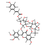 quercetin 3-O-(2''-O-alpha-L-rhamnopyranosyl-6''-O-E-p-coumaroyl)-beta-D-glucopyranoside