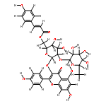 kaempferol 3-O-(2''-O-alpha-L-rhamnopyranosyl-6''-O-E-p-coumaroyl)-beta-D-glucopyranoside