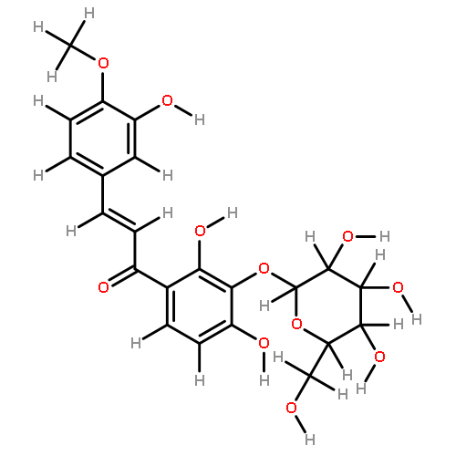 4-Me ether,3'-O-beta-D-glucopyranoside-2',3,3',4,4'-Pentahydroxychalcone