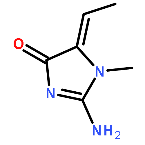 4H-Imidazol-4-one,2-amino-5-ethylidene-1,5-dihydro-1-methyl-