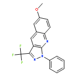 6-Methoxy-1-phenyl-3-(trifluoromethyl)-1H-pyrazolo[3,4-b]quinoline