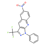 6-Nitro-1-phenyl-3-(trifluoromethyl)-1H-pyrazolo[3,4-b]quinoline