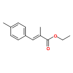 2-Propenoic acid, 2-methyl-3-(4-methylphenyl)-, ethyl ester, (E)-