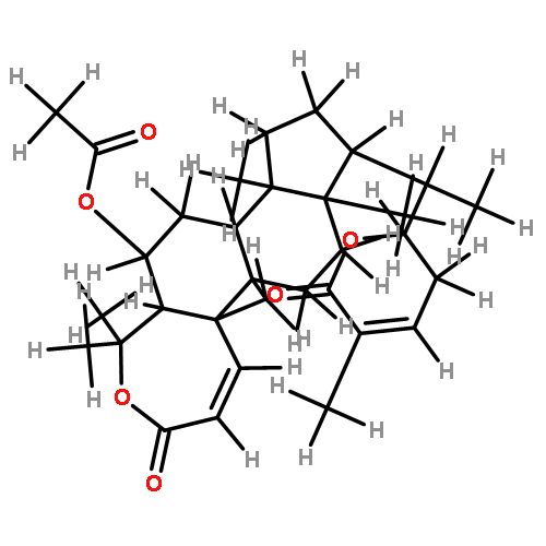 (1R,3aS,5R,10aS,11aS,13aR)-1,2,3,3a,3b,4,5,5a,6,12,13,13a-dodecahydro-3a,6,6,13a-tetramethyl-1-[(1S)-1-((2S)-5-methyl-6-oxo-3,6-dihydro-2H-pyran-2-yl)ethyl]-8-oxo-8H-cyclopenta[5,6]cyclopropa[1,8a]naphtho[2,1-c]oxepin-5-yl acetate