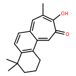 9H-Cyclohepta[a]naphthalen-9-one,1,2,3,4-tetrahydro-10-hydroxy-4,4,8-trimethyl-