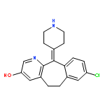 8-Chloro-11-(piperidin-4-ylidene)-6,11-dihydro-5H-benzo[5,6]cyclohepta[1,2-b]pyridin-3-ol