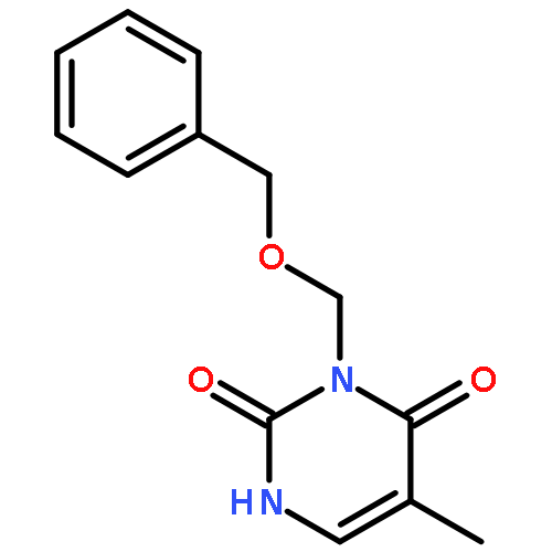 2,4(1H,3H)-Pyrimidinedione, 5-methyl-3-[(phenylmethoxy)methyl]-