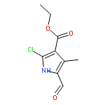 2-chloro-5-formyl-4-methyl-1H-Pyrrole-3-carboxylic acid ethyl ester