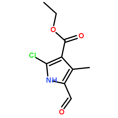 2-chloro-5-formyl-4-methyl-1H-Pyrrole-3-carboxylic acid ethyl ester