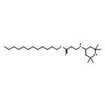 b-Alanine,N-(2,2,6,6-tetramethyl-4-piperidinyl)-, dodecyl ester