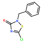 1,2,4-Thiadiazol-3(2H)-one, 5-chloro-2-(phenylmethyl)-