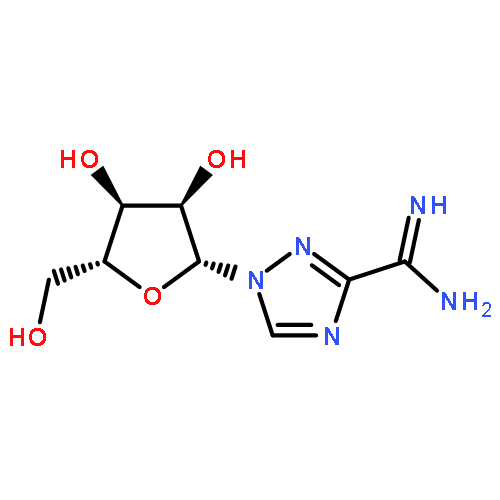 1H-1,2,4-Triazole-3-carboximidamide,1-b-D-ribofuranosyl-