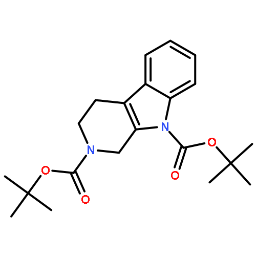 Di-tert-butyl 3,4-dihydro-1H-pyrido[3,4-b]indole-2,9-dicarboxylate