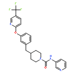 N-(Pyridin-3-yl)-4-(3-((5-(trifluoromethyl)pyridin-2-yl)oxy)benzyl)piperidine-1-carboxamide