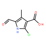 2-chloro-5-formyl-4-methyl-1H-Pyrrole-3-carboxylic acid