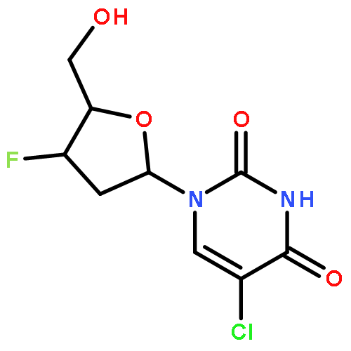 Uridine,5-chloro-2',3'-dideoxy-3'-fluoro-