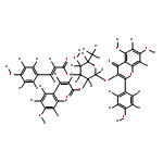 kaempferol 3-O-alpha-L-(2''-Z-p-coumaroyl-3''-E-p-coumaroyl)rhamnopyranoside