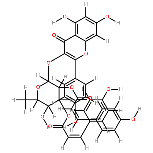 kaempferol 3-O-alpha-L-(2'',3''-di-Z-p-coumaroyl)rhamnopyranoside