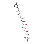 3-Furanpropanoic acid,2,5-dihydro-b-hydroxy-4-methyl-2,5-dioxo-,(1R,2S,6S,7S,10S,12R,15E)-16-ethyl-3,7-dihydroxy-1,2,6,10,12-pentamethyl-5,14-dioxo-15,17-octadecadien-1-ylester, (bR)-