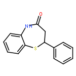 1,5-Benzothiazepin-4(5H)-one, 2,3-dihydro-2-phenyl-, (R)-