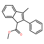 1H-INDENE-1-CARBOXYLIC ACID, 3-METHYL-2-PHENYL-, METHYL ESTER