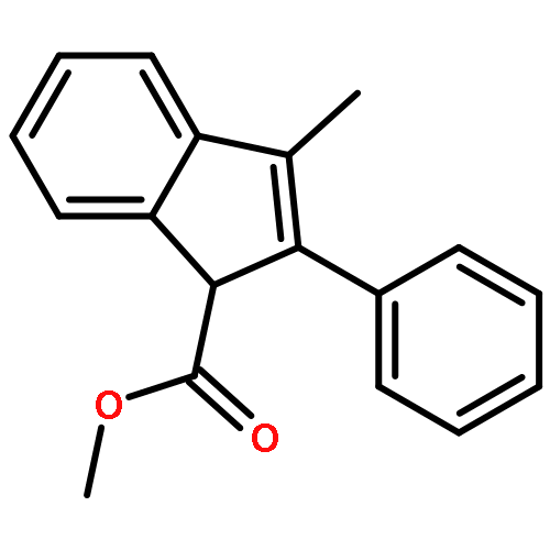 1H-INDENE-1-CARBOXYLIC ACID, 3-METHYL-2-PHENYL-, METHYL ESTER