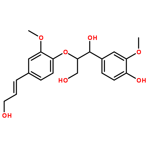 1,3-Propanediol,1-(4-hydroxy-3-methoxyphenyl)-2-[4-(3-hydroxy-1-propen-1-yl)-2-methoxyphenoxy]-