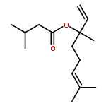 Butanoic acid,3-methyl-, 1-ethenyl-1,5-dimethyl-4-hexen-1-yl ester