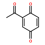 2,5-Cyclohexadiene-1,4-dione, 2-acetyl-