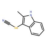 Selenocyanic acid, 2-methyl-1H-indol-3-yl ester