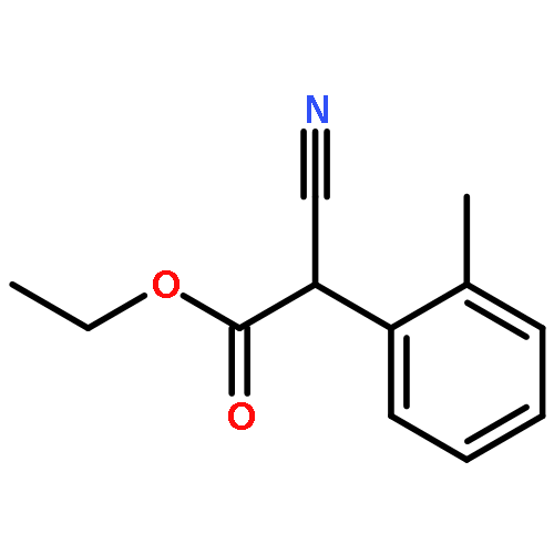 Benzeneacetic acid, a-cyano-2-methyl-, ethyl ester