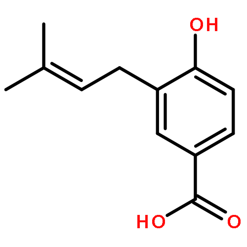 4-Hydroxy-3-prenylbenzoic Acid