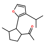 Ethanone,1-[(1R,2R,3R)-3-methyl-2-[3-(1-methylethyl)-2-furanyl]cyclopentyl]-