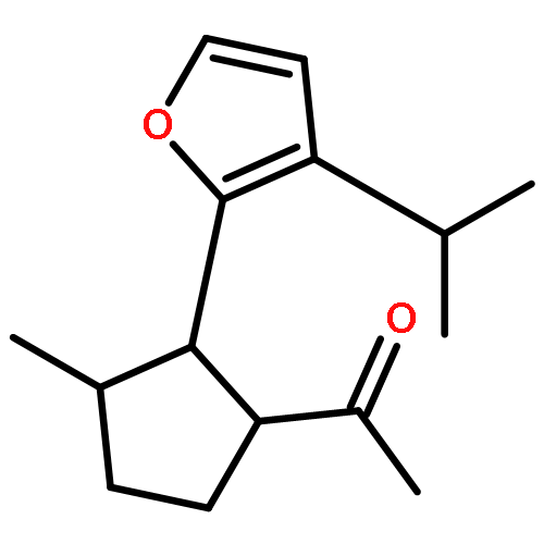 Ethanone,1-[(1R,2R,3R)-3-methyl-2-[3-(1-methylethyl)-2-furanyl]cyclopentyl]-